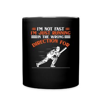 Je ne suis pas rapide, je cours juste - Mug uni - noir - Devant