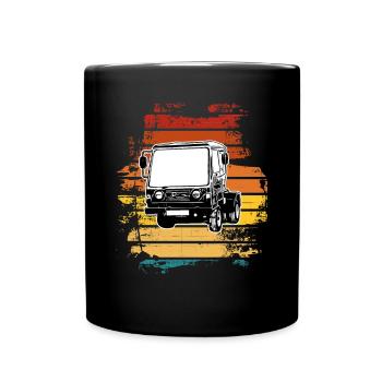 Multicar M25 Multicar Neu Multricar Lastkraftwagen - Tasse einfarbig - Schwarz - Vorne
