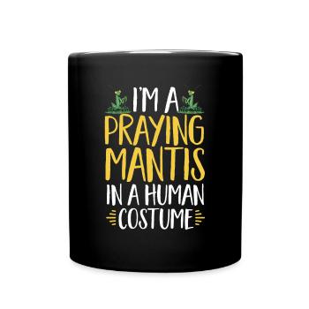 Mante religieuse, collectionneur d’insectes, entomologiste - Mug uni - noir - Devant