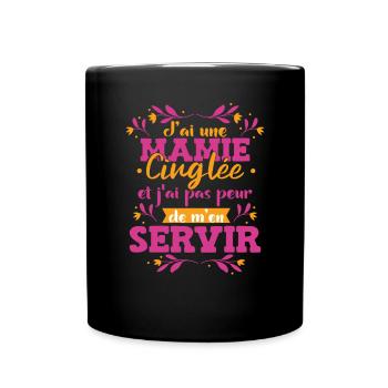 Mamie Cadeau Petite Fille Anniversaire - Mug uni - noir - Devant