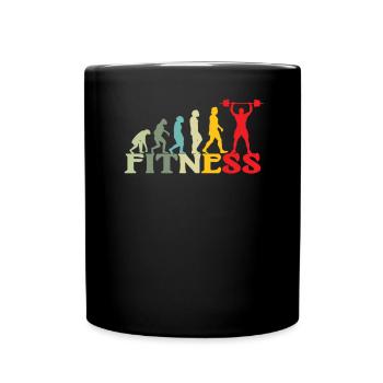 Fitness accessories for athletes - Full Colour Mug - black - Front