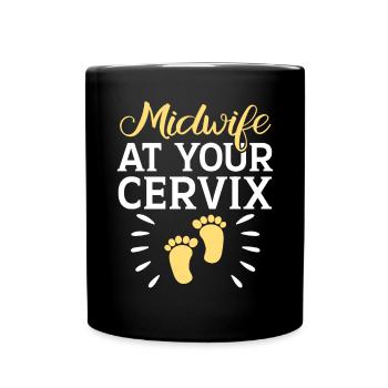 Midwifery Profession Newborn Childbirth Midwife - Full Colour Mug - black - Front