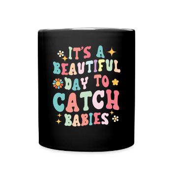 Midwifery Profession Newborn Childbirth Midwife - Full Colour Mug - black - Front