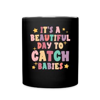 Midwifery Profession Newborn Childbirth Midwife - Full Colour Mug - black - Front