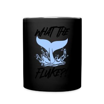 Rorqual bleu pour béluga et mammifères marins - Mug uni - noir - Devant