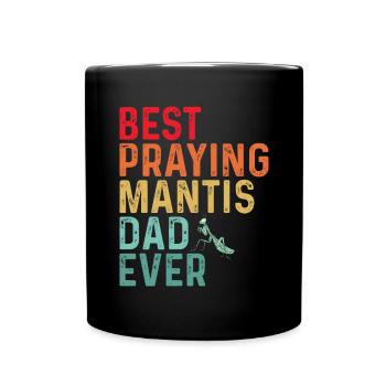Mante religieuse, collectionneur d’insectes, entomologiste - Mug uni - noir - Devant