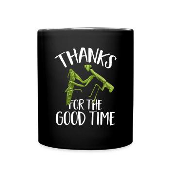 Mante religieuse, collectionneur d’insectes, entomologiste - Mug uni - noir - Devant