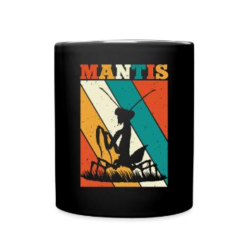 Mante religieuse, collectionneur d’insectes, entomologiste - Mug uni - noir - Devant