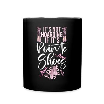 Ballet Dancer Dance Girl Ballerina - Full Colour Mug - black - Front