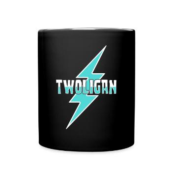 Twoligan Schreckliche Zwei - Tasse einfarbig - Schwarz - Vorne