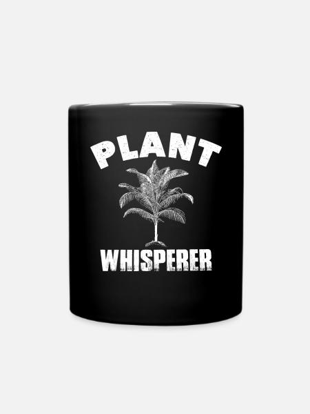 Plant Whisperer Drôle de passe-temps Jardinage Chemise végétale - Mug uni - noir