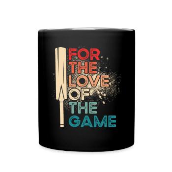Aus Liebe Zum Spiel - Tasse einfarbig - Schwarz - Vorne