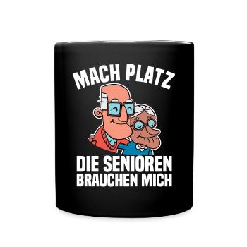Altenpfleger Pfleger Altenpflegerin Altenpflege - Tasse einfarbig - Schwarz - Vorne
