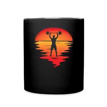 Fitness accessories for athletes - Full Colour Mug - black - Front