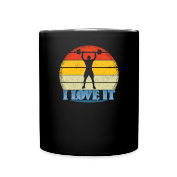 Fitness accessories for athletes - Full Colour Mug - black - Front