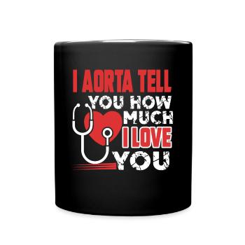 Cardiologist Love Being A Cardiologist - Full Colour Mug - black - Front