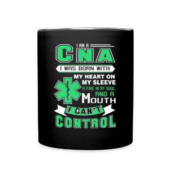 CNA I Am A CNA - Full Colour Mug - black - Front