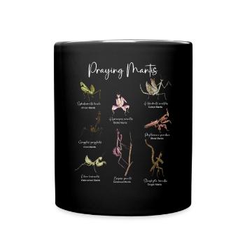 Mante religieuse, collectionneur d’insectes, entomologiste - Mug uni - noir - Devant