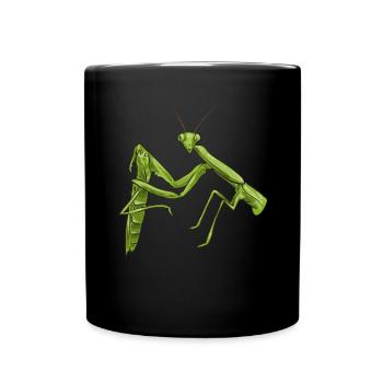 Mante religieuse, collectionneur d’insectes, entomologiste - Mug uni - noir - Devant