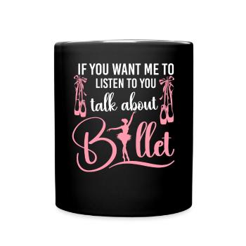 Ballet Danseuse Danse Ballerine - Mug uni - noir - Devant