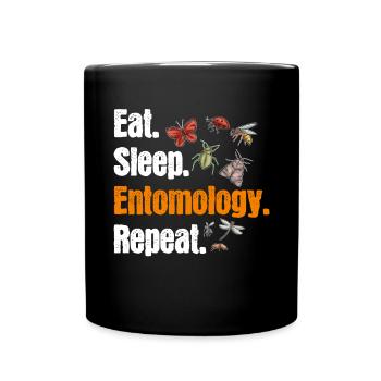 Collectionneurs d’insectes, insectes, amateurs de coléoptères, entomologistes - Mug uni - noir - Devant