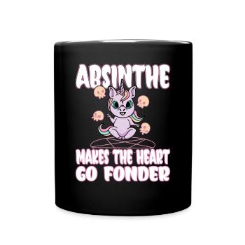 Satan Beelzebub Teufel Gothic Pentagram Mystisch - Tasse einfarbig - Schwarz - Vorne