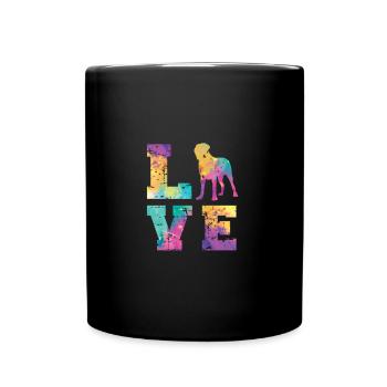 Boerboel Love - Mug uni - noir - Devant