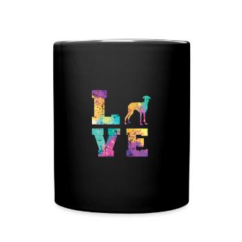 Amour Azawakh - Mug uni - noir - Devant