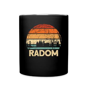 Pologne Radom Skyline - Mug uni - noir - Devant