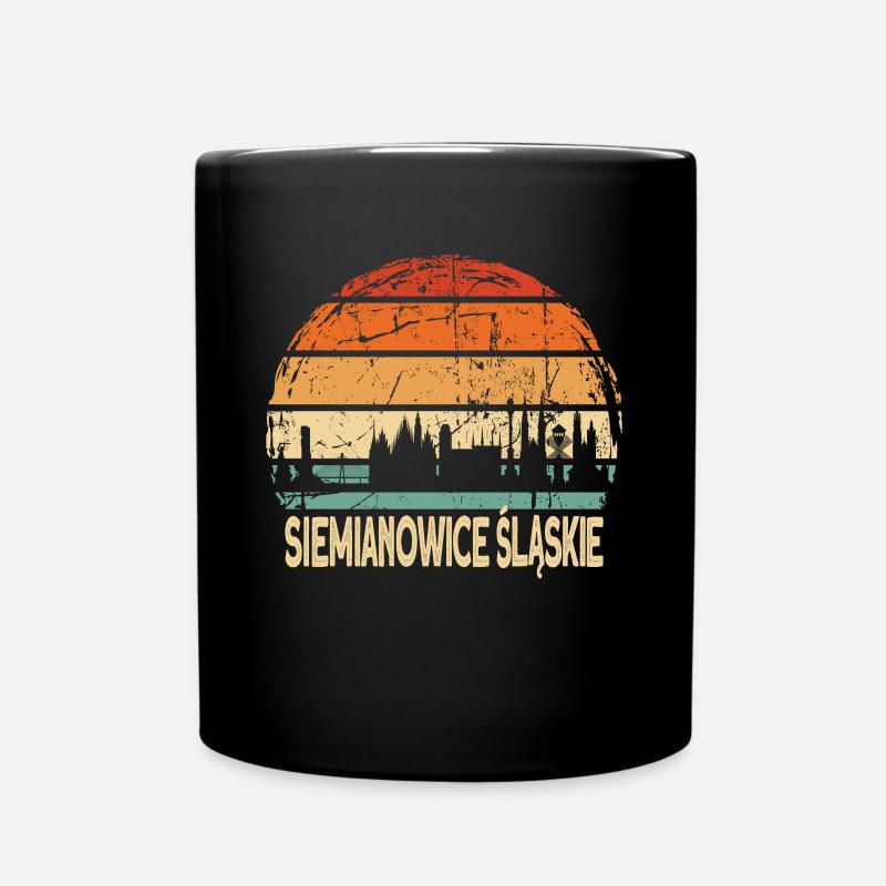 Polen Siemianowice Slaskie Skyline - Tasse einfarbig - Schwarz