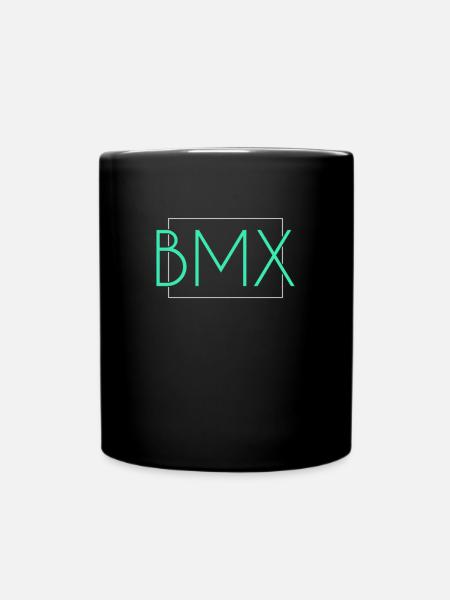 Bmx Schriftzug - Tasse einfarbig - Schwarz