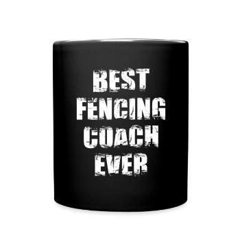 Best Fencing Instructor - Full Colour Mug - black - Front
