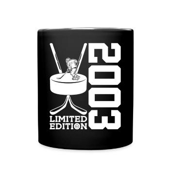 LIMITED EDITION 2003 EISHOCKEY 23. GEBURTSTAG - Full Colour Mug - black - Front