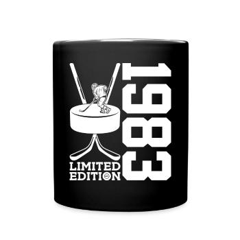 LIMITED EDITION 1983 EISHOCKEY 43. GEBURTSTAG - Full Colour Mug - black - Front