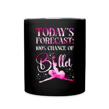 Ballet Danseuse Danse Ballerine - Mug uni - noir - Devant