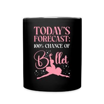 Ballet Danseuse Danse Ballerine - Mug uni - noir - Devant