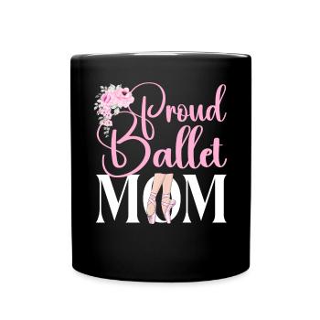Ballet Dancer Dance Girl Ballerina - Tasse einfarbig - Schwarz - Vorne