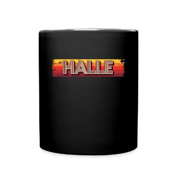 Halleserin Halleser Halle - Mug uni - noir - Devant
