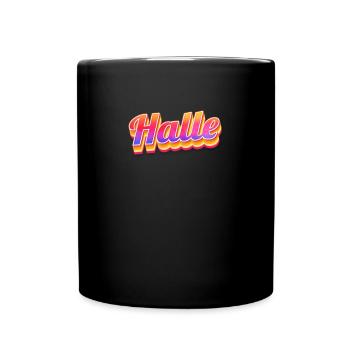 Halleserin Halleser Halle - Mug uni - noir - Devant