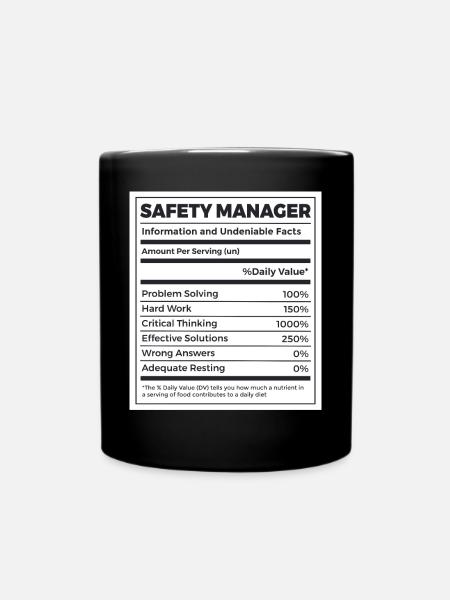 Responsable de la sécurité sanitaire au travail - Mug uni - noir