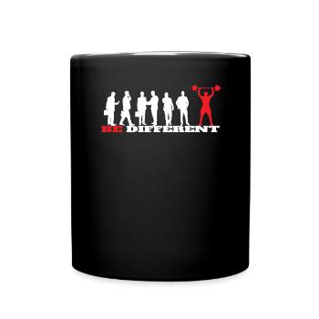Accessoires de fitness pour athlètes - Mug uni - noir - Devant