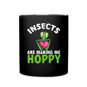 Collectionneurs d’insectes, insectes, amateurs de coléoptères, entomologistes - Mug uni - noir - Devant