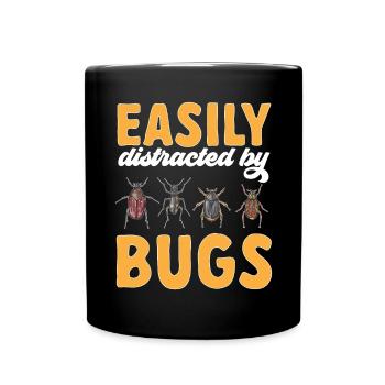 Collectionneurs d’insectes, insectes, amateurs de coléoptères, entomologistes - Mug uni - noir - Devant