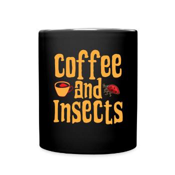 Insect collectors, insects, beetle lovers, entomologists - Full Colour Mug - black - Front