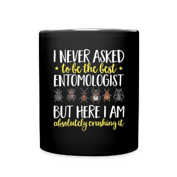 Insect collectors, insects, beetle lovers, entomologists - Full Colour Mug - black - Front