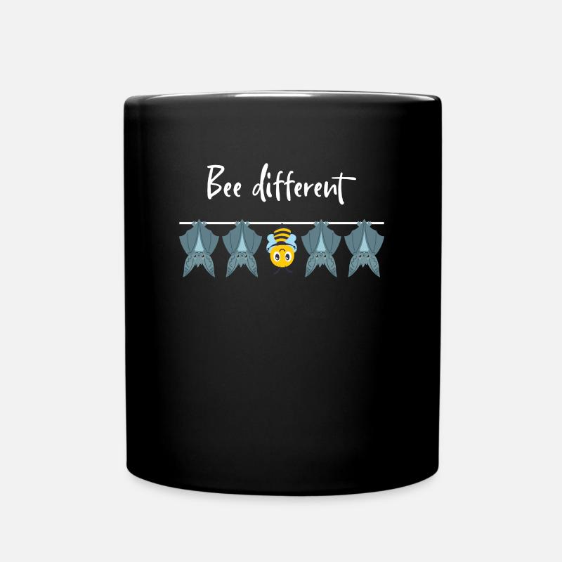 Bee Different Autism Hanging Bee With Bat Bee - Tasse einfarbig - Schwarz