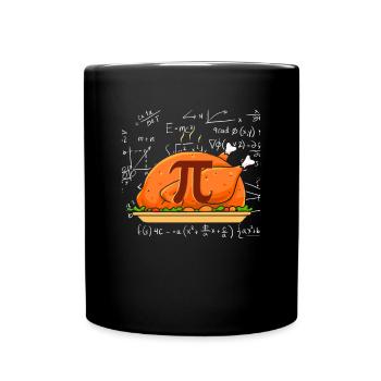 Pi Math Thanksgiving Turquie Mathématicien Mathématicien - Mug uni - noir - Devant