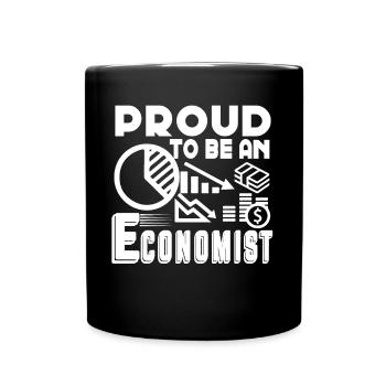 Economist Proud To Be An Economist - Full Colour Mug - black - Front
