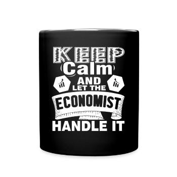Economist Let Economist Handle It - Full Colour Mug - black - Front