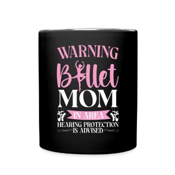 Ballet Dancer Dance Girl Ballerina - Tasse einfarbig - Schwarz - Vorne